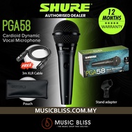 Shure PGA58-LC Cardioid Dynamic Vocal Microphone (PGA58 / PGA-58 / PGA58LC)