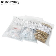 150PCS 300PCS/Set Resistor Kit 1W 2W 3W 5W 5% 30values X 10PCS Carbon Film Resistance 0.1-750 ohm 1k