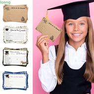 LONNG 8PCS Graduation Greeting Cards, Multicolor Advice for The Graduate Graduation Advice Cards, El