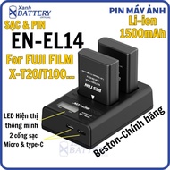 Beston Charger and 2 Nikon EN-EL14/EL 1500mAh For Nikon Camera D3100 / D3200 / D3300 / D5100 / D5200