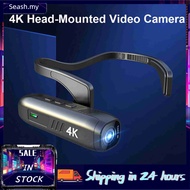 Seashorehouse Head Mounted Camera 4K 30FPS EIS 2.0 Super Anti Shake 120° Wide Angle Lens WiFi APP Wi