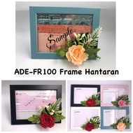 {Ready Stock}FR100 Frame Hantaran Cheque Wedding 13x18cm -5R