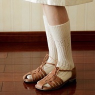 復古文青 羅馬編織涼鞋 綁帶沙灘鞋 奶茶棕/鴨蛋白/黑色