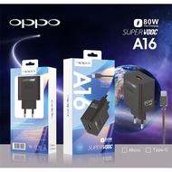 Oppo Micro A16 1usb Supervooc Charger Oppo Micro A16 1usb 80W Supervooc Fast Charging