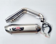 AWA คอท่อสแตนเลส GSX 150  พร้อมปลายท่อ Yoshimaru พร้อมสายรัด และอุปกรณ์ติดตั้ง