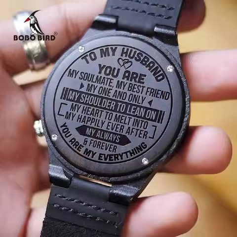 BOBO BIRD Watch Men Free Customized Personal Gift Quartz часы мужск Wristwatches for Anniversary Bir