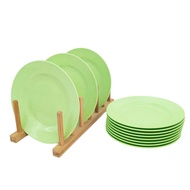 Shallow Round Plate 6.5 Inches Genuine Melamine 1 IAM (P012-6.5)/12 Pieces Per Dozen