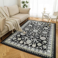 Vintage Floral Area Rugs for Living Room, Non Slip Washable Persian Carpet, Oriental Traditional Per
