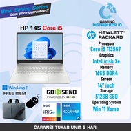 Laptop HP 14s Core i5 RAM 16GB 512SSD Iris Xe W11 14FHD IPS