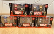 現貨 全新 Medicom Be@rbrick Marvel Happy kuji 一番獎 Iron Man spider Man bearbrick 蜘蛛俠 鋼鐵俠 No21-25(共5盒）