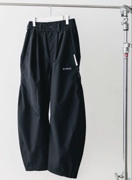 CLESSTE / +Phenix Windstopper ®️ By Gore-tex Labs City Barrel Leg Pants (Black x White)
