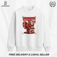 Animalized Sweater Crewneck Rooster Streetwear Vendor Graphic
