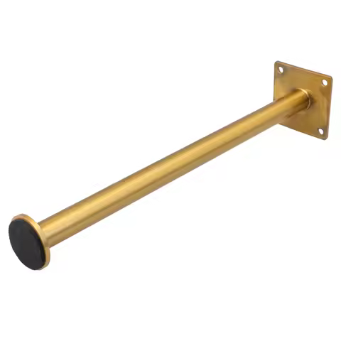 4 x Stainless Steel Golden Furniture Legs 60x300mm for Cabinet Table Bed