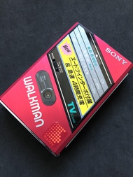 超罕有紅色Sony Walkman WM-F102 懷舊錄音帶隨身聽卡式機錄音機 not boombox Discman MD