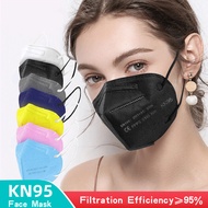 50pcs/pack KN95 Protective Mask with 5 Layer of Safety Pads Face Mask Colored KN95 Mask