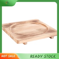 [luxiang.] Wood Pot Holder Wooden Trivets Bowl Trivet Hot Stone Pot Mat Korean Dolsot Plate Base Pla