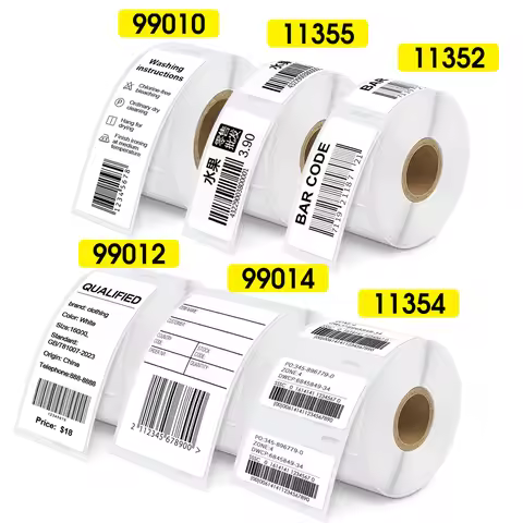 Compatible Dymo LW Labels 99010 99012 99014 11352 11354 11355 for Dymo Labelwriter Printer LW450 LW3