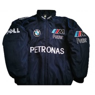 F1 Racing Jacket Long Sleeve Retro Motorcycle Jacket Motorcycle Suit Petronas Team Autumn and Winter