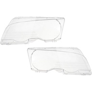 Front Headlamp Headlight Lens Cover, Clear, E46, 2Door, 3 Series, Coupe, 98-01, 1Pair