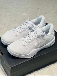 Nike Kobe 8 Protro "Halo"科比8白龍減震防滑耐磨 低幫籃球鞋男女同款白色