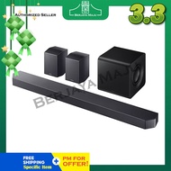 Samsung 9.1.4ch Dolby Atmos Sound Bar Home Theater With Wireless Subwoofer & Wireless Rear Speaker H