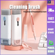 7 IN 1 Keyboard Cleaner Earphone Cleaning Kit Computer Screen Dust Removal Kit Tool Multifunction Cleaning Brush Kit