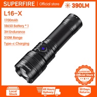 SUPERFIRE Flashlight L16-X Strong Flashlight Telescopic Zoom Ultra-bright Long-range Rechargeable