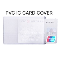 card cover, IC myKad/ Lesen/ ATM/ Credit Card/ Student ID PVC Holder Cover,Transparent Matte Anti-ma