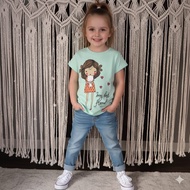 Green children's top