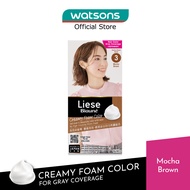 LIESE Blaune Creamy Foam Hair Color (Mocha Brown) 108ml