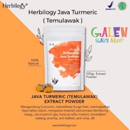 Herbilogy Java Turmeric Temulawak Extract Powder 100gr Children's Appetite Enhancer