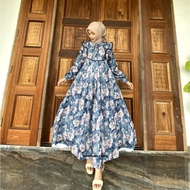 KATUN AURORA COTTON MIDI DRESS BY NUTNUM STORE