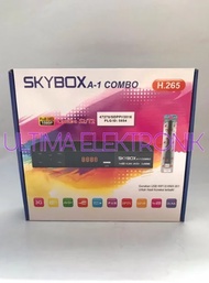 Receiver Skybox A1 Combo HEVC 265 Support Parabola &amp; Antena Digital - Receiver Skybox A1 Combo