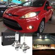 หลอดไฟหน้าฮาโลเจนสําหรับ ford Fiesta ปี2009 2010 2011 2012 2013 2014 2015 2016 2017-2Pc H7