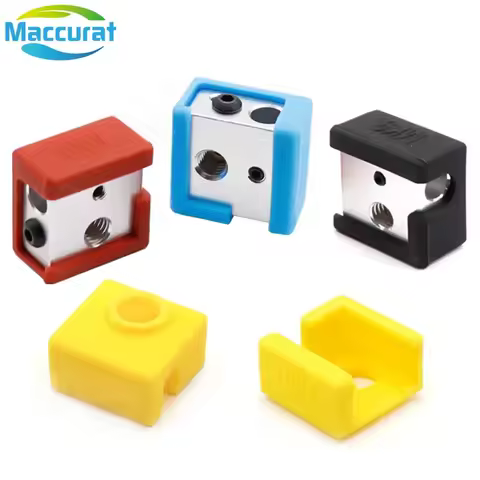 1/5/10pcs 3D Printer MK8 Protective Silicone Socks Cover Case for Ender 3 CR10 S4 S5 Anet A8 MK7/MK8