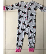 Sleepsuit / Children's Sleepwear / Baby Pajamas / Girls NEXT UK ORI Gray Cat