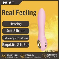 Leten Fairy Ring Vibrator Mini Bullet G-Spot Powerful Vibrator Sex Toys For Female Adult Toys , Automatic Heating