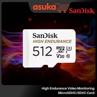Sandisk 512GB High Endurance Video Monitoring MicroSDHC/SDXC Card