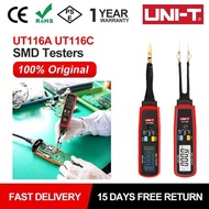 UNI-T UT116A UT116C SMD Tester 36V Voltage Meter Resistance Capacitance Zener Diode Continuity Batte