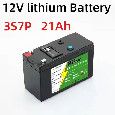 12V lithium Battery 21Ah 18650 Rechargeable battery pack for solar energy electric vehicle LED light