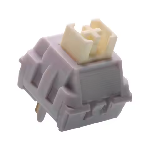 Taro Puree Silent Tactile Switches Pre-Lubed 5-Pin HotSwap POM Stem LICHICX for MX Mechanical Keyboa