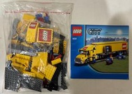 樂高城市系列 LEGO 3221 黃色樂高貨櫃車