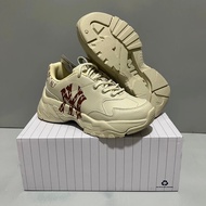 G Version Pure Original MLB Daddy Shoes NY Black Daddy Shoes mlb Daddy Shoes Men mlb Thick-Soled mlb