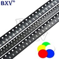 100PCS 0402 0603 0805 1206 1210 SMD LED Red Yellow Green White Blue Light Emitting Diode Clear Led L