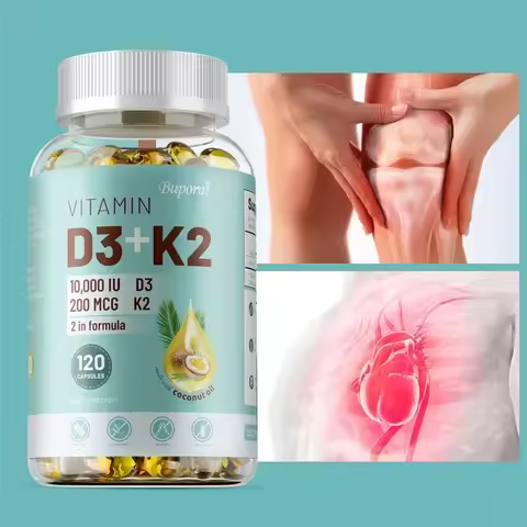 VITAMIN D3&K2 - Natural Ingredient Calcium, Bone, Teeth, Joint & Skin, Immune Support Supplement - 1