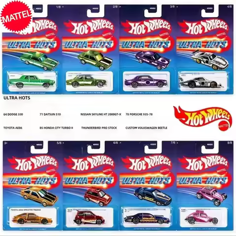 Mattel Hot Wheels Car Target Ultra Hots 2024 Mix 2 HDG52 F Case 1/64 Diecast Vehicle Model Cars Mode