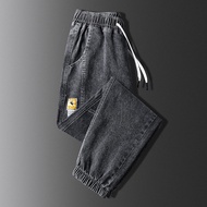 Street Wear Jeans Men Loose Fashion Spring Autumn Style Cuffed Ankle-Length Ankle-Length Sports Pant