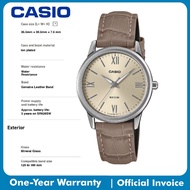 Casio General LTP-1303LL-7AV Brown Leather Band Women Watch