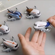 Children Cartoon Alloy Airplane Pull Back Car Children's Toys Kindergarten Small Airplane Toy Airpla