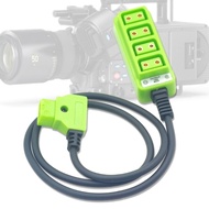 mochocho Male D-Tap Power Dtap Tap To 4 Female D-Tap Dtap Adapter Electric Splitter